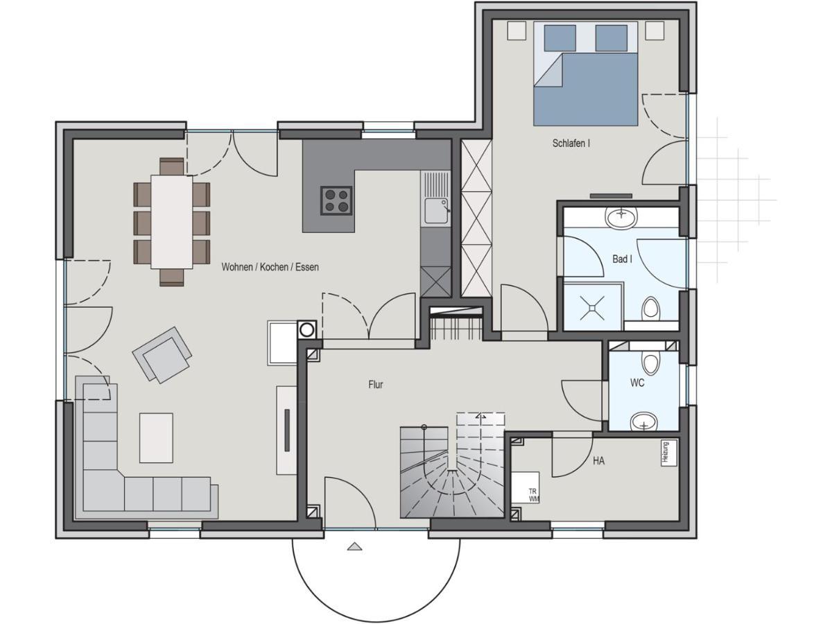Ferienhaus Graukranich 41 Fuhlendorf  Dış mekan fotoğraf