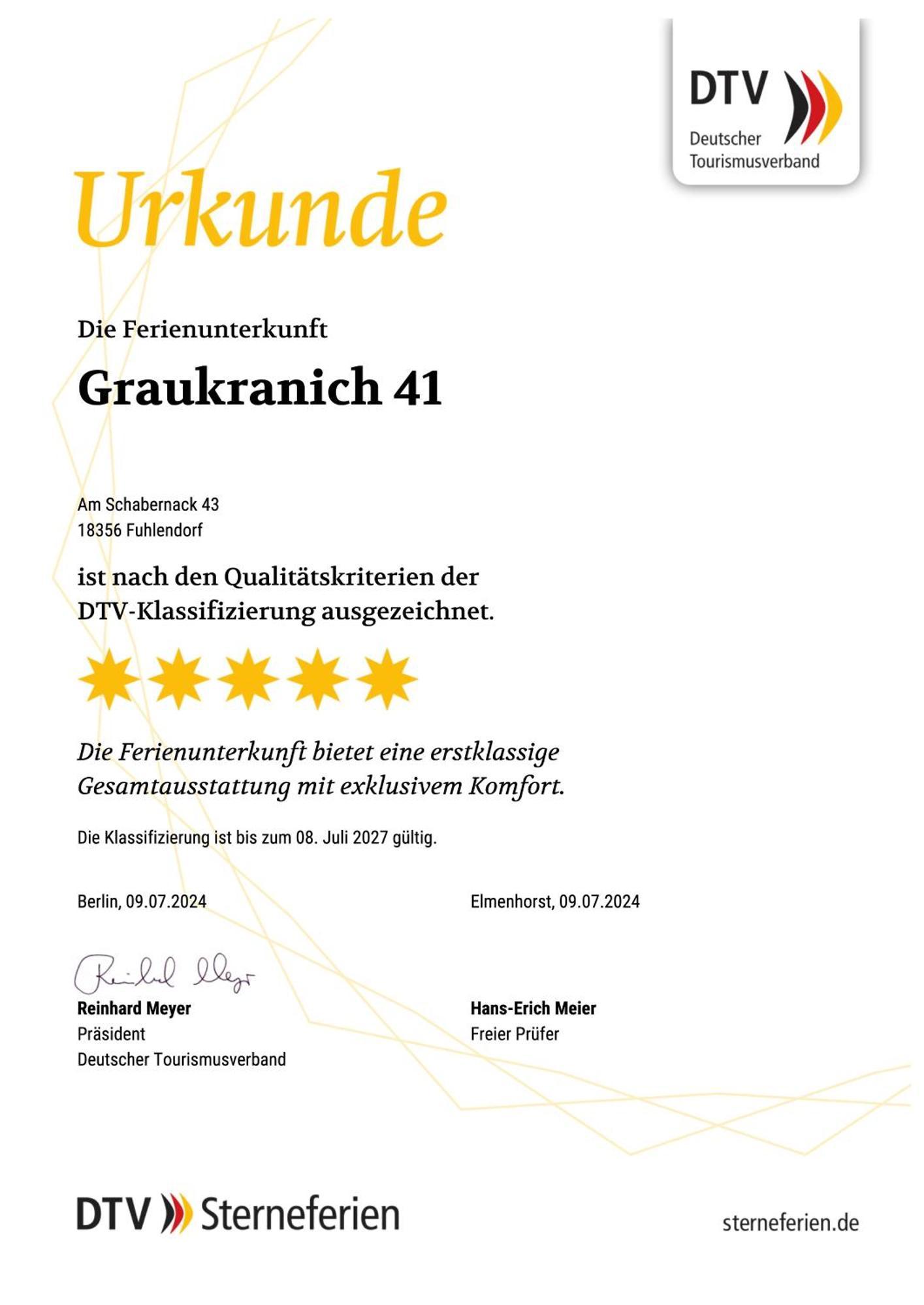 Ferienhaus Graukranich 41 Fuhlendorf  Dış mekan fotoğraf